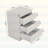 Nightstand with 3 Drawers,Small End Table-1155426267