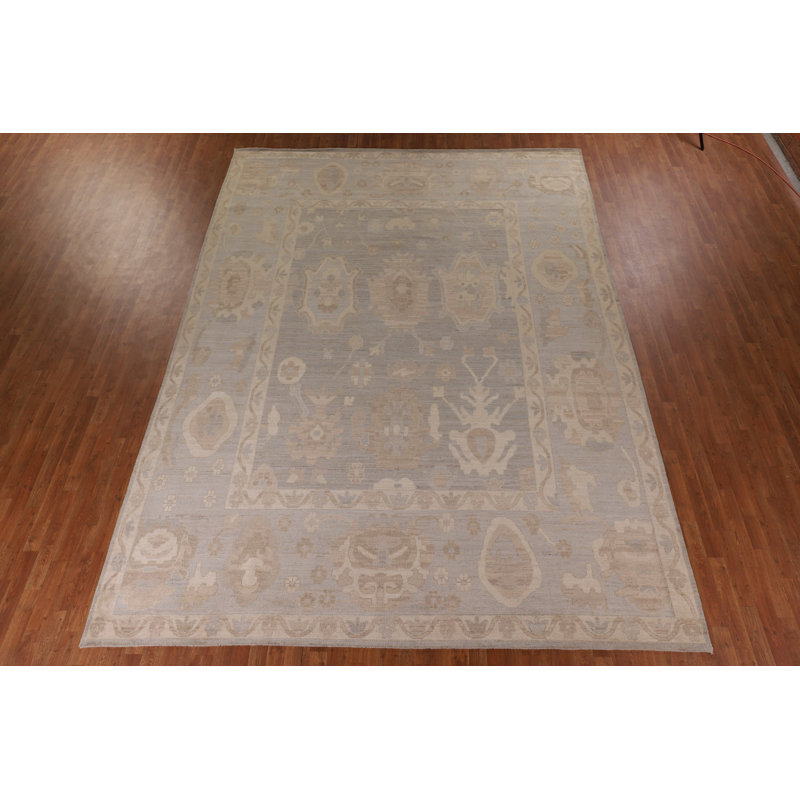 Tapis oriental à motif végétal Oushak 10