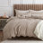 Bedsure Luxury Soft 100% Cotton Waffle Weave Plaid Duvet Cover-926978677-885663549