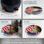 Paquet de 2 sous-verres en pierre American Eagle & Flag