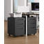 40cm Wide 3-Drawer Office storage unit，Lockable Mobile Filing Cabinet-1166954086
