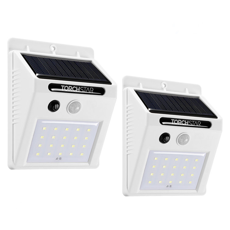 Polyvalent LED Solar Power Security Wall Lights Outdoor with Motion Sensor Auto-On/Off
