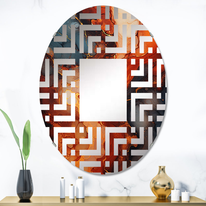 Bindman Oval Mirror, 35,4 po x 23,6 po