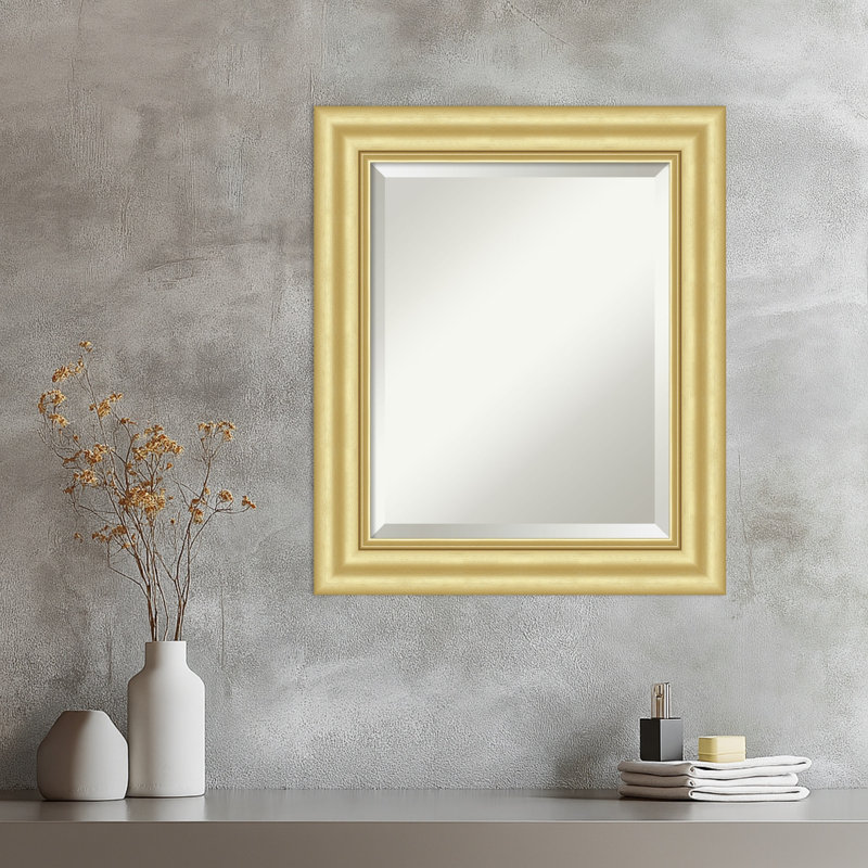 Miroir mural Sophia, Gold, 25,5 po x 21,5 po