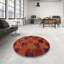 Tapis de zone orange/rouge contemporaine-1787289088
