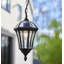 Drayton IP44 black lantern pendant