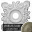 Médaillon de plafond Crawley H 18 po x l 18 po x P 3,25 po-27785696