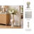 Artistic Floor Vase For Home Decor - Decorative Oversized Tall Flower Vase For Entryway Accent - Tall Sculptural Pedestal Vase For Hallway Decor - 28", Ivory-1275091767