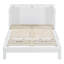 Lit escamotable pleine grandeur avec grands tiroirs de rangement - Lit armoire peu encombrant, assemblage facile, finition blanche-117550345-117550346