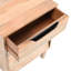 Table de chevet en bois naturel