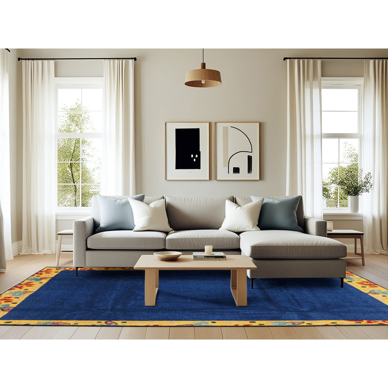 Abstract Indoor Rug, Rectangle 6' x 9'