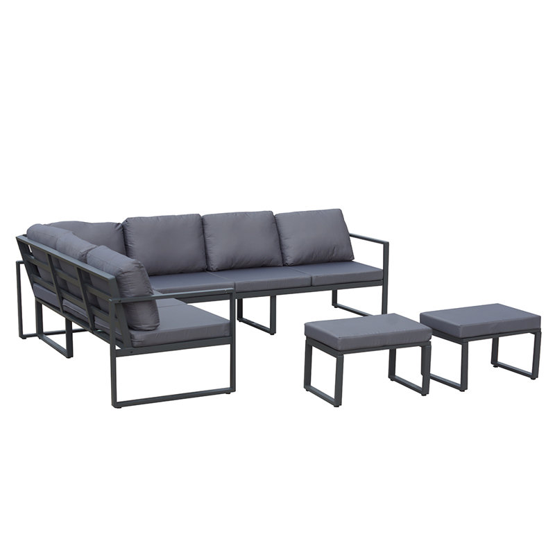 Muneef 8 - Person Patio Dining Set with , Cushions Included