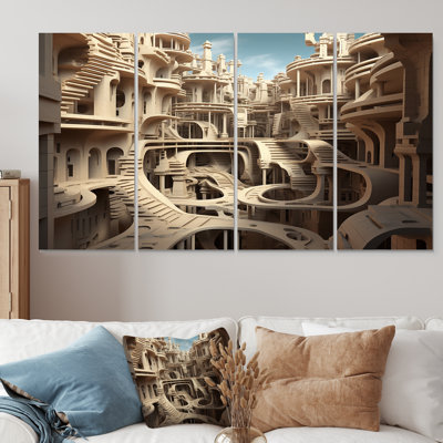 Art mural de rêve architectural 4