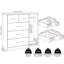 Cascio 1 Door Wardrobe-641241591