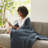 Hand Made Chunky Double Knit Throw Blanket-1293947990