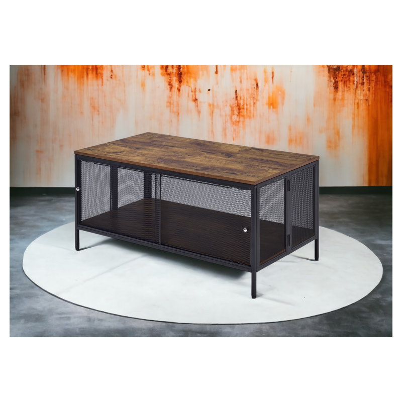 Table basse pliable avec rangement Winam
