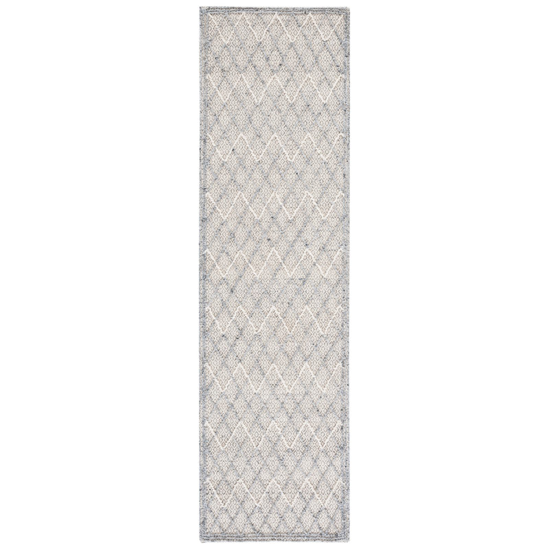 Giroux Hand Tufted Performance Geometric Rug, Runner 2'3" x 8'