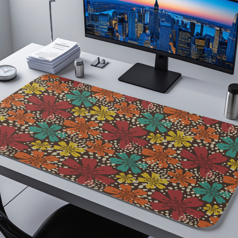 Polyester Desk Pad, 14.4x12.1