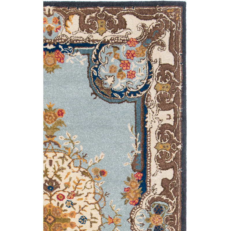 Molter Bergama Hand Tufted Wool Oriental Rug, Rectangle 4' x 6'