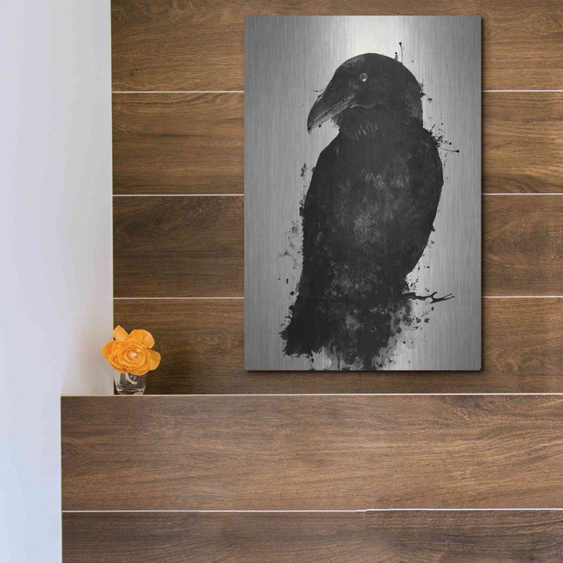 The Raven - impression sans cadre, H 16 po x l 12 po x P 0,13 po
