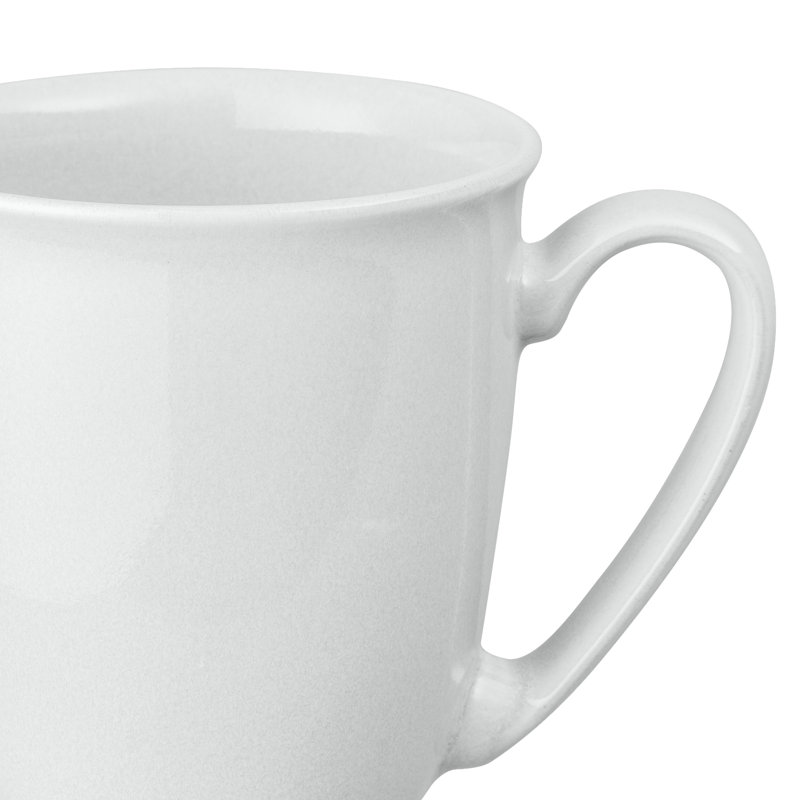 Elements Handmade Stoneware Coffee Mug, White
