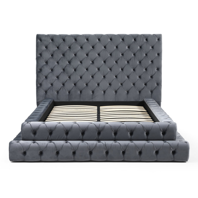 Elen Tufted Velvet Bed