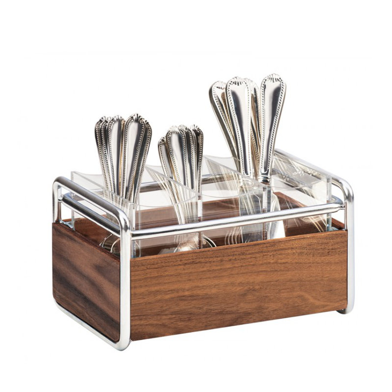 Range-couverts Mid-Century, Chrome