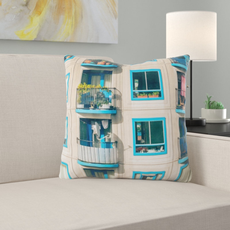 Microsuede Throw Pillow