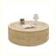 Table basse 39,37 pouces ronde en faux marbre, table centrale moderne pour le salon et le bureau à domicile, entièrement assemblée