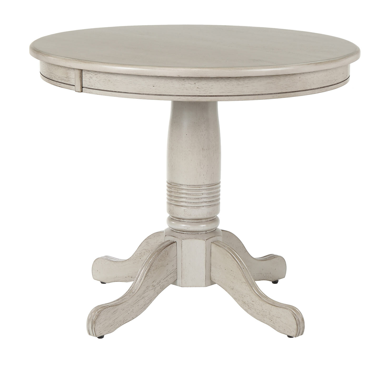 Beachcrest Home Tevis Round Solid Wood Dining Table & Reviews | Wayfair