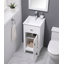 Alessandro 16.38'' Single Bathroom Vanity with Ceramic Top-36892467