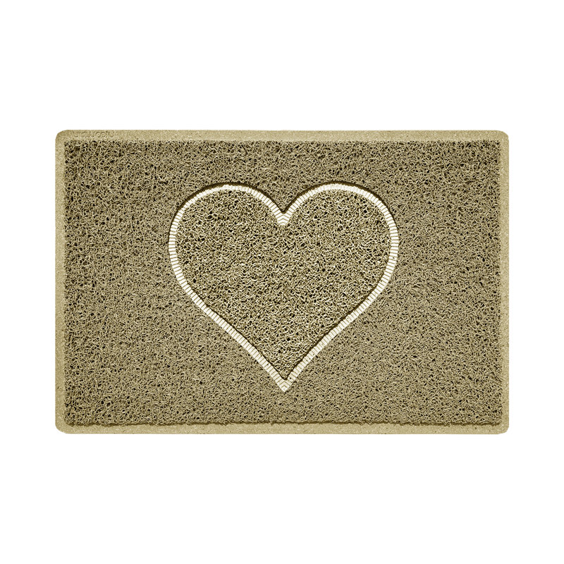 Non-Slip No Pattern Doormat, Beige, 40cm W x 60cm L