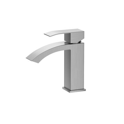 Single Hole Bathroom Faucet with Drain Assembly