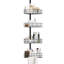 Metal Tension Bathroom Shelves