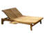 Majeski Outdoor Teak Chaise Lounge