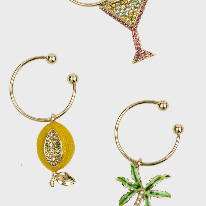 Tropical Wine Charm