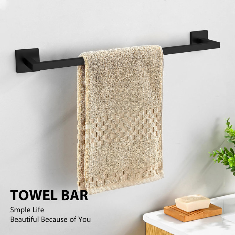 Ensemble de quincaillerie de salle de bain 10 pièces (ensemble de 10), Noir mat
