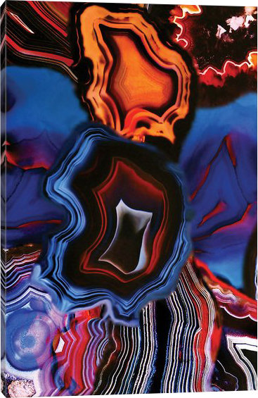 « what springs from earth », reproduction d’impression, H 18 po x l 12 po x P 1,5 po, Toile