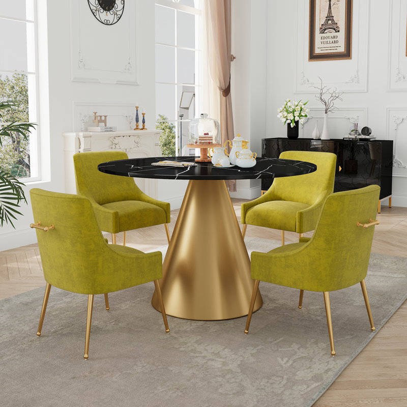Ensemble de salle à manger 47,95 po Magallanes, Vert, Noir