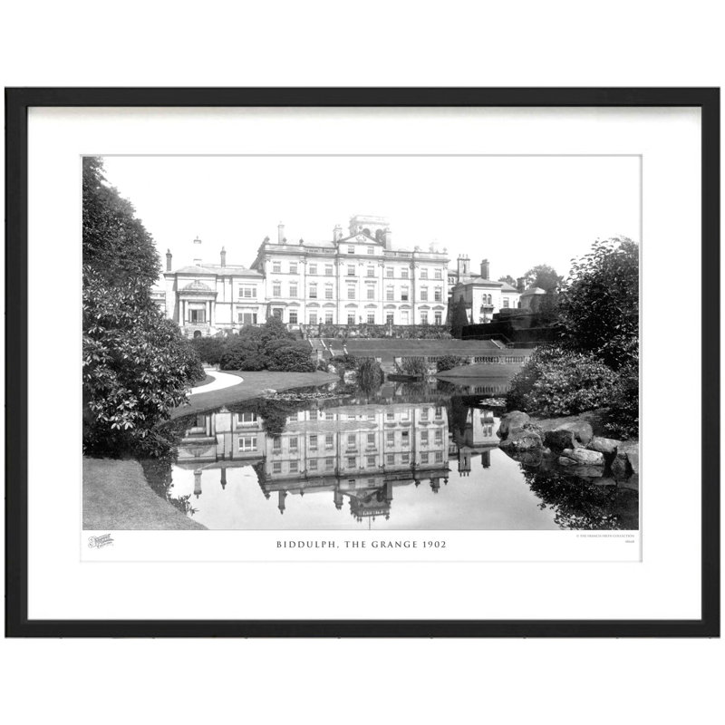 Biddulph, The Grange 1902 - Single Picture Frame Print, 28cm H x 36cm W x 2.3cm D