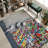 Delicate Floral Pattern With Pile Soft Type Printed Rug for Elegant Home Decor Enhancement-354780027