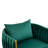 Misheel Velvet Barrel Chair with Ottoman-663396597