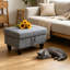 Repose-pieds rembourré en flanelle avec repose-pieds Athiste-1662927514