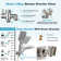 Multi Function Adjustable And Dual Shower Head with Handheld Combo
