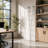 75.4" H Elegant Solid Pine Bookshelf Ladder with Secure Hooks, 220lbs, White