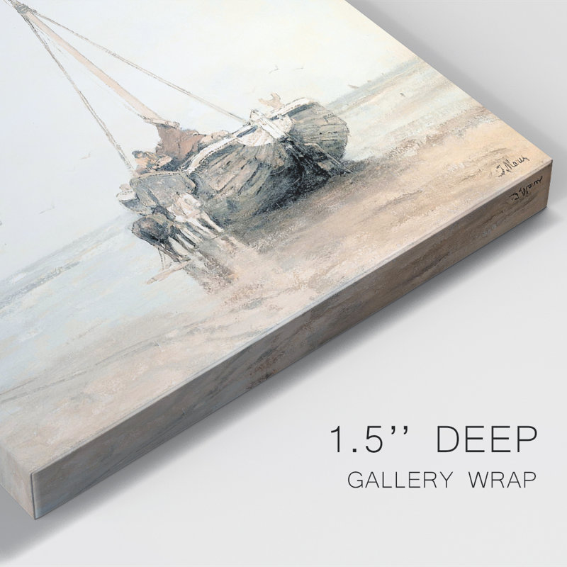 «Vintage Nautical Print II», reproduction sur toile encadrée, H 19 po x l 13 po