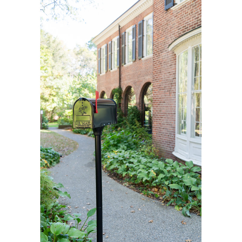 Coolidge Post - In ground Black, Black