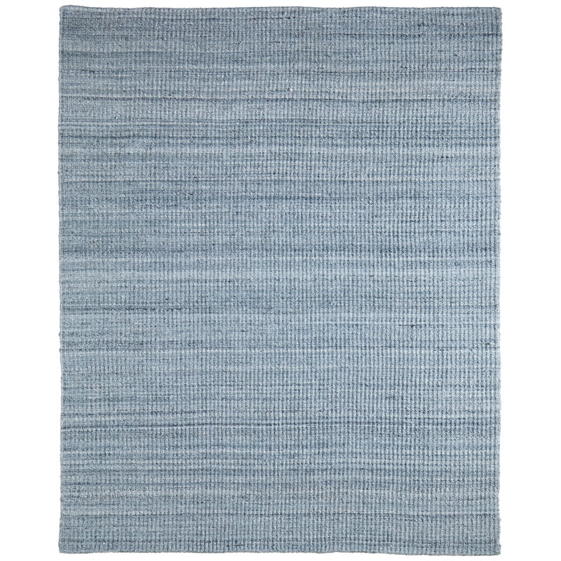 Cramlington Hand Woven Area Rug, Rectangle 2' x 3', Dark Blue