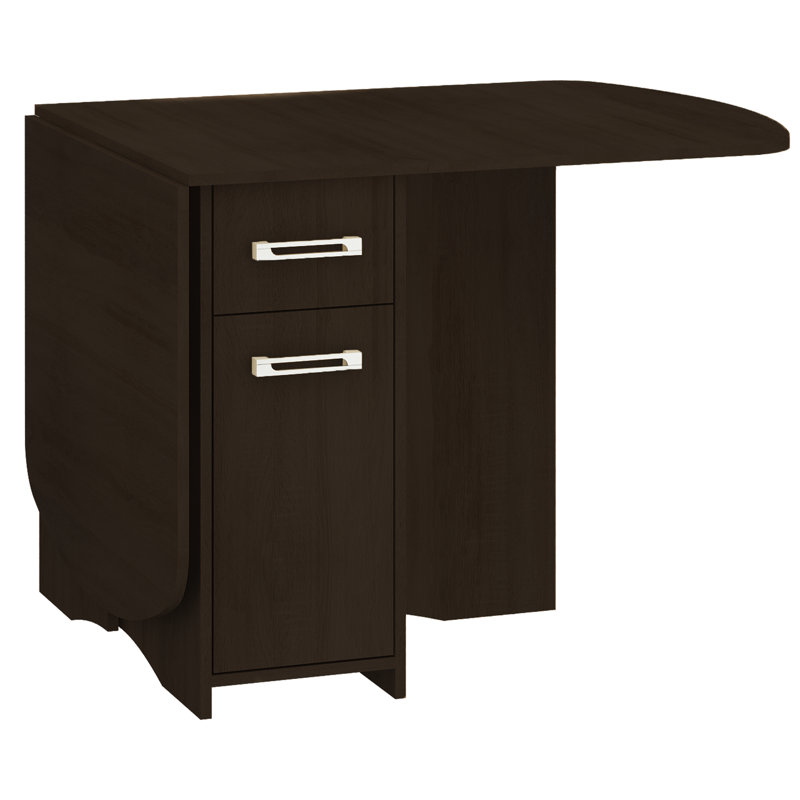 Clarabelle Extendable Dining Table, Dark Oak
