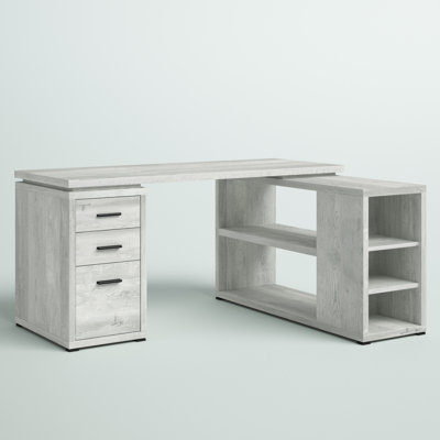 Bureau d'ordinateur en forme de L